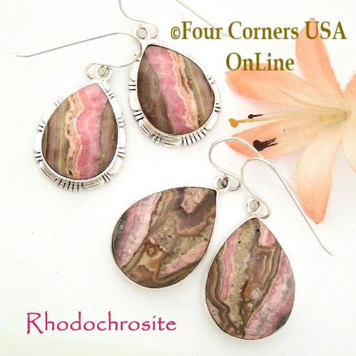 Chocolate Rhodochrosite Four Corners USA Online Native American Jewelry