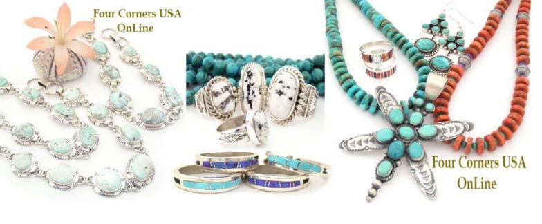 Four Corners USA OnLine Fine Native American Artisans, Silversmiths, Jewelry Makers