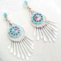 Native American Indian Pierced Earrings