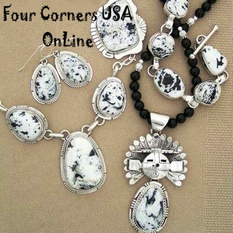 White Buffalo Turquoise Native American Jewelry Four Corners USA OnLine