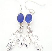 Native American Indian Lapis Lazuli Earrings